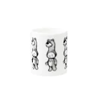 筆ペン画家 原良輔の着ぐるみくんの行進 Mug :other side of the handle