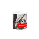 yooh’sbar☆のWorry is better than fun 2! Mug :other side of the handle