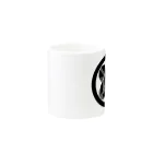 オノマトピアの丸に違い鷹の羽（まるにちがいたかのは）家紋デザイン Mug :other side of the handle