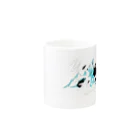 川上牧場のヤマフェスデザインTシャツ Mug :other side of the handle