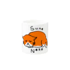 torachan-3の猫　スネねこ Mug :other side of the handle