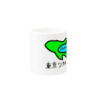 かーかもコーヒー 島袋の東京ツカイスギー Mug :other side of the handle