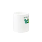 It's a small world_Haggyの草生えた越えて苔むした Mug :other side of the handle