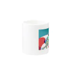 Miyu_Yamazakiのうきわクリクリくん Mug :other side of the handle