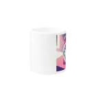 こてつくんAIのピンク置き時計 Mug :other side of the handle