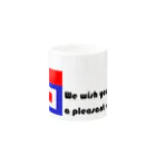 Store A-Marine’ｓのUW (We wish you a pleasant voyage)  - BLACK Mug :other side of the handle