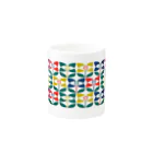 -ziu-のフラワー　マグ Mug :other side of the handle