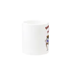 もけけ工房 SUZURI店の3美男子とカワイ子ちゃん Mug :other side of the handle