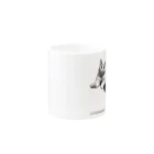 Shop Quonの跳ね猫 Mug :other side of the handle