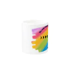  MIRACLE MOONの満ち欠ける月rainbow Mug :other side of the handle