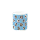 Small Animals Family Apparel Storeのデグーマグカップ BL Mug :other side of the handle