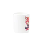 綺葉リトのケモミミぷち綺葉 Mug :other side of the handle