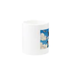 くま屋のSkyward Dreams: Soaring Girl Art Mug :other side of the handle