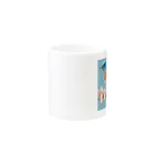 ❤︎cute❤︎のbeautiful blue bird Mug :other side of the handle