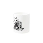 Kalytero グッズ制作部のPCクラッシャー猫 Mug :other side of the handle