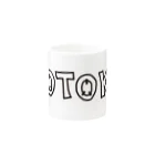 GOTOKUのGOTOKU モノクロ Mug :other side of the handle