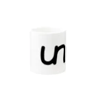 unoのUNOロゴ×ドットビキニヒップ Mug :other side of the handle