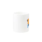 usabit.のぐっず屋さんのうさぎガンマントレードマーク Mug :other side of the handle