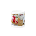 Mutsumi T shopのStrawberry waffle  Mug :other side of the handle