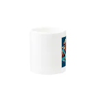 k.a.u.j.7の「サルFUNKY」 Mug :other side of the handle