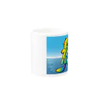 Drecome_Designの【レインボーカラー】おねんね海獺(ラッコ)親子 Mug :other side of the handle