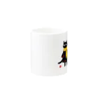 Lapis SHOPの黒猫夫婦のお買い物 Mug :other side of the handle