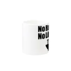 ラ道のNo Ramen, No Life. Mug :other side of the handle