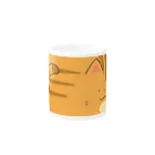 もふもふ堂のかわいいトラネコのにゃグカップ Mug :other side of the handle