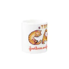 もぺのWord Pixelart “CAT” トラ Mug :other side of the handle