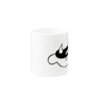 mag kuroshio original goods shopの『this stupid friend』モンスター Mug :other side of the handle