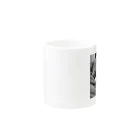 chocomegane0228のモノクロ猫 Mug :other side of the handle