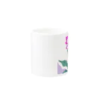 RetrowaveFlowerのRetrowaveFlower-スイートピー- Mug :other side of the handle