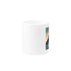 Pixel Art Goodsのモン・サン・ミシェル（pixel art） Mug :other side of the handle