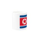 お絵かき屋さんの北朝鮮の国旗 マグカップの取っ手の反対面