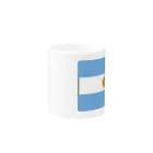 お絵かき屋さんのアルゼンチンの国旗 Mug :other side of the handle