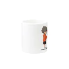 やさしい時間の紅い花 Mug :other side of the handle