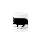 逃亡する猫「見世棚」の逃亡する猫 Mug :other side of the handle