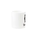 Twelve Catsのカフェラテ色の猫 Mug :other side of the handle