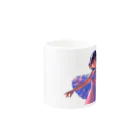 Utopiaの輝く少女 Mug :other side of the handle