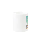 mono36cの画家にゃんこ Mug :other side of the handle