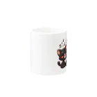 チェリモヤのねこコーラス 07 Mug :other side of the handle