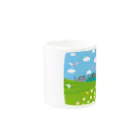 kimchinのテレビの<しばらくお待ちください>のテロップ画面 Mug :other side of the handle