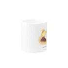 おいし〜フードのはんぺんになったサメ inおでん （文字色違い） Mug :other side of the handle