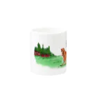 Saori  BTのEnglish cockerspaniel in the field Mug :other side of the handle