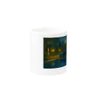 Dark Shadow  - 月影の星降る優雅なクラシックナイト Mug :other side of the handle