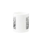 cocoalmondのねこのマグカップ Mug :other side of the handle