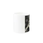 がんばらないちゃんのCosmic tyranno girl monotone Mug :other side of the handle