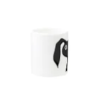 ponsukeの腹白ウサギ、涙ぽろり Mug :other side of the handle