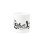 CABINWONDERLANDのNew York Skyline Mug マグカップの取っ手の反対面