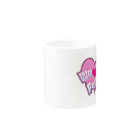 y.y.ferretsのY.Y.Ferretsオリジナルハートロゴ Mug :other side of the handle